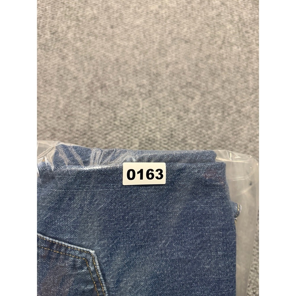 Levi's 505 Regular Fit Denim Shorts Men's Size 38 Dark Wash Jorts - Picture 9 of 9